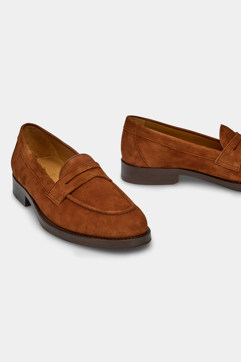 Whiskey suede loafer Fjord Finesse