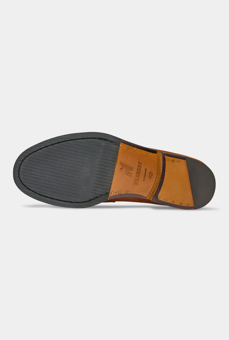 Whiskey suede loafer Fjord Finesse