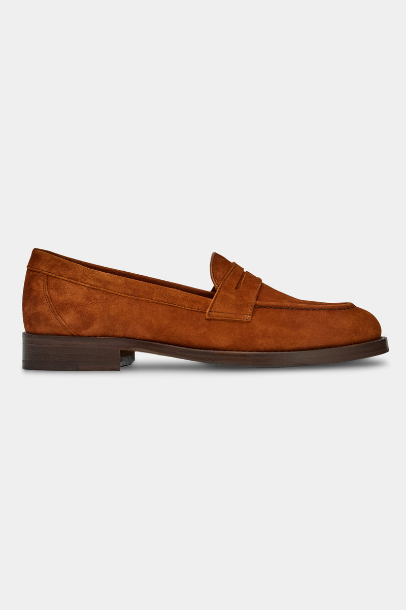 Whiskey suede loafer Fjord Finesse