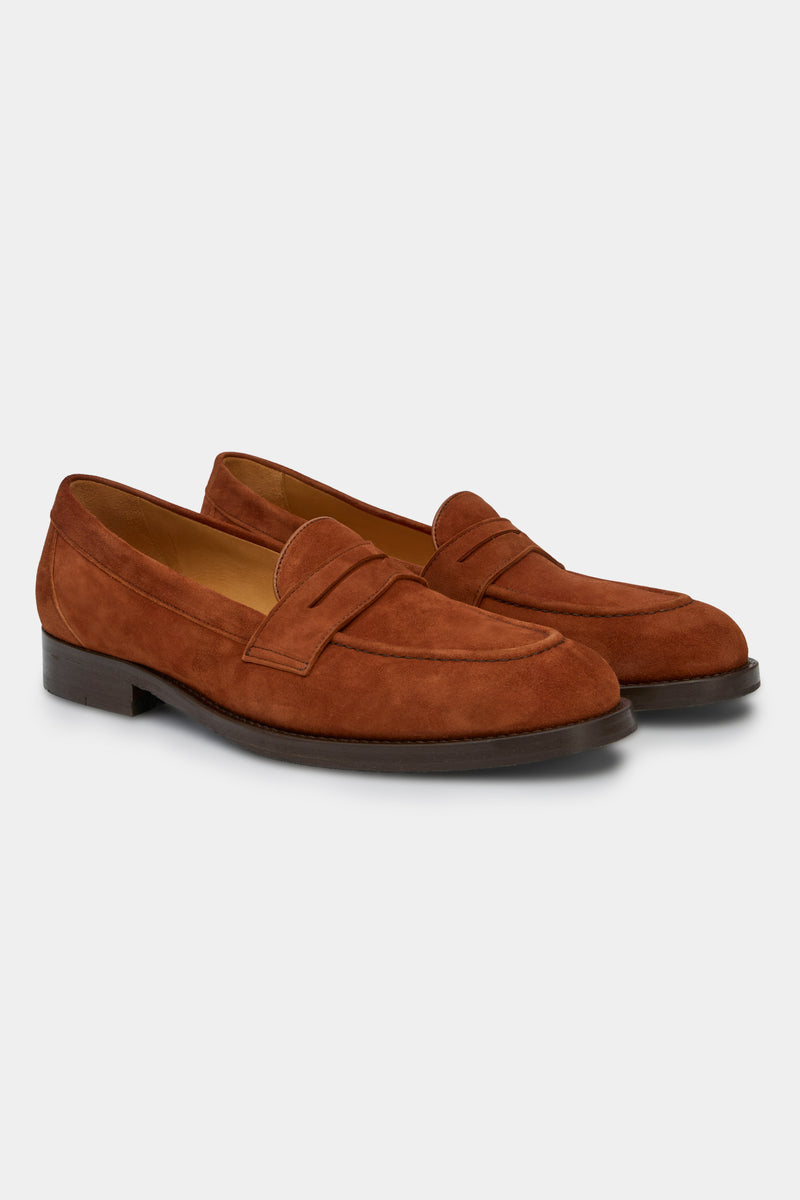 Whiskey suede loafer Fjord Finesse