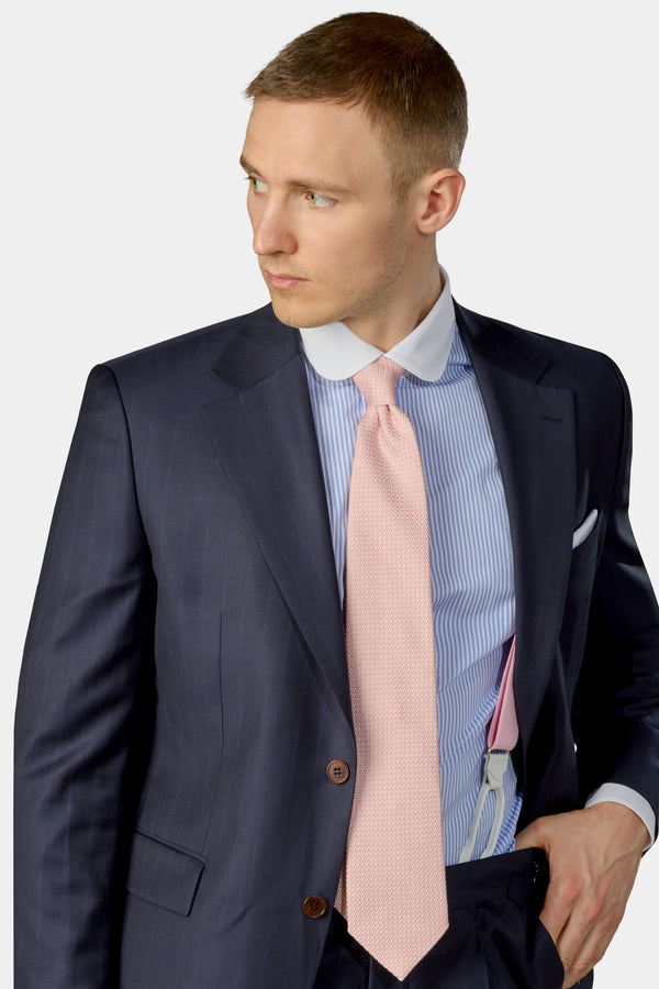 Pinstripe prestige Italian CEO jakkesæt