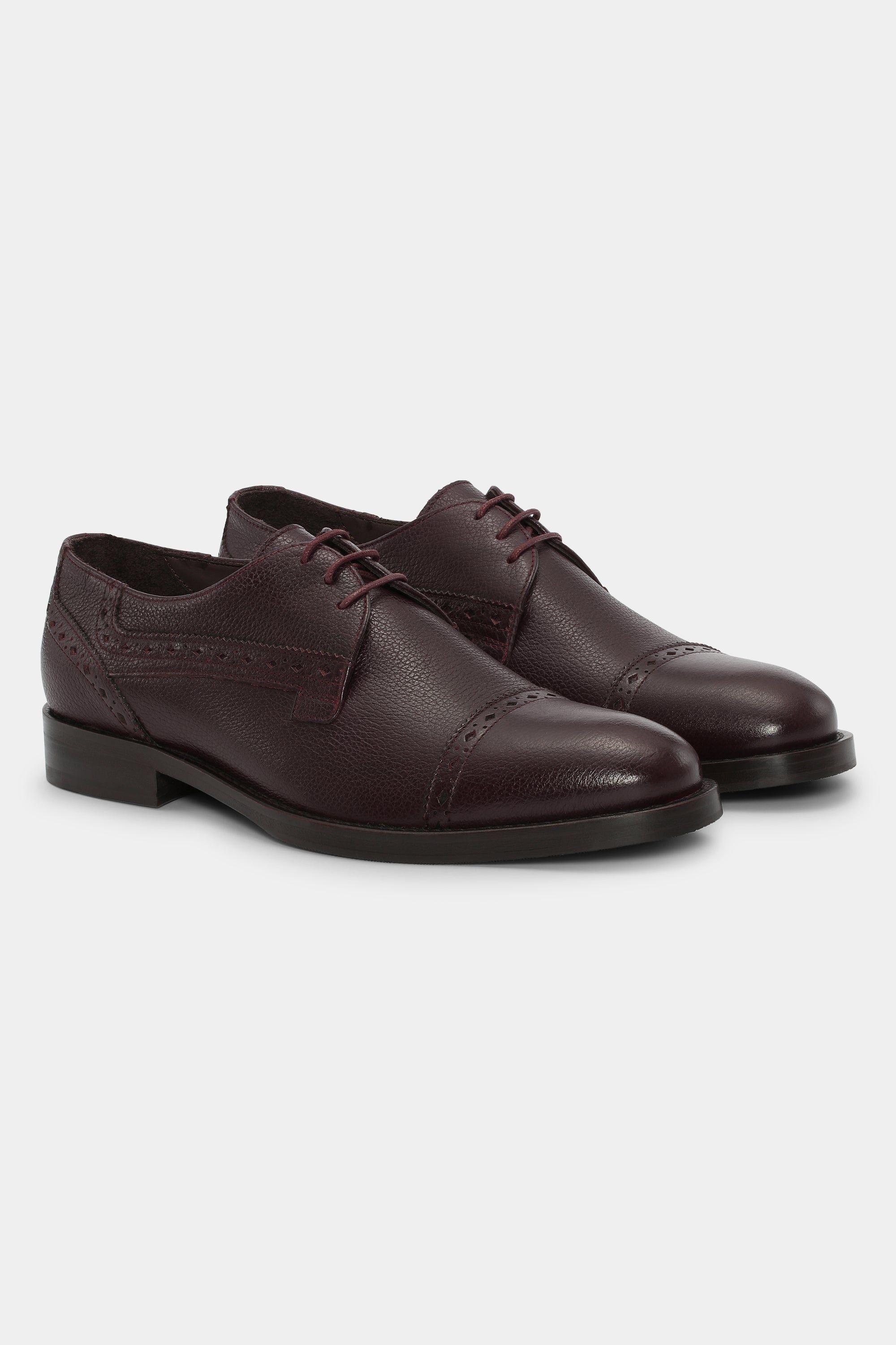 bordeaux brogue lædersko