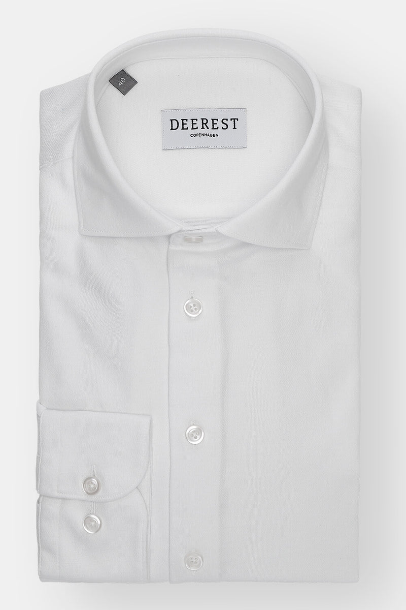 Hvid komfort skjorte 