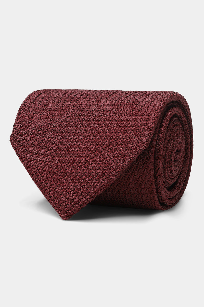 Rødt grenadine slips