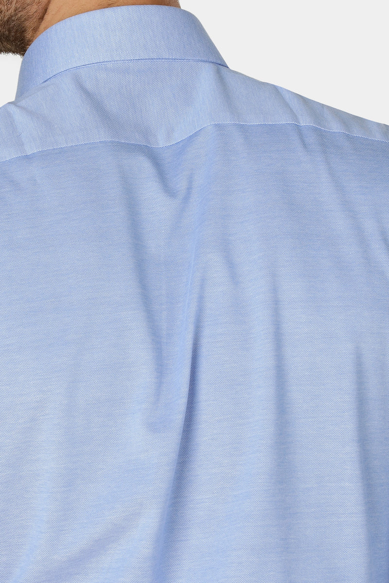 blå jersey skjorte mønster